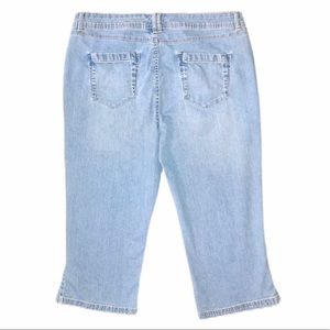 WOMENS 14 GLORIA VANDERBILT capris CROPPED JEANS
